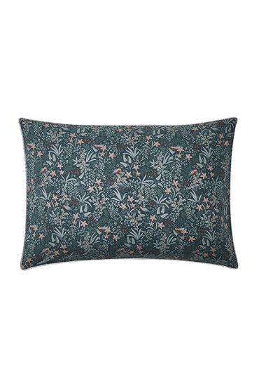 Housse de coussin en percale de coton ODE NOCTURNE