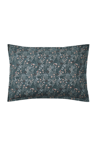 Taie d'oreiller en percale de coton ODE NOCTURNE