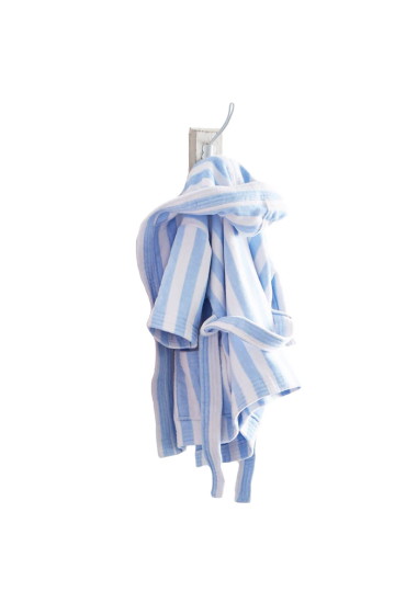Children's bathrobe in cotton jacquard JULES ET JULIE