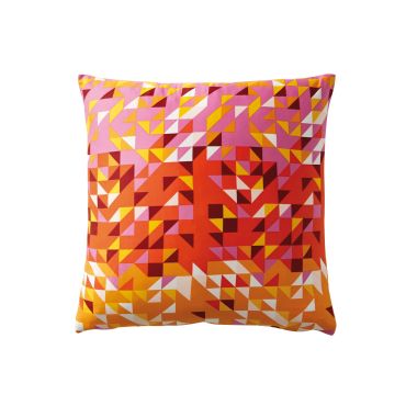 Taie d'oreiller en satin de coton GEO