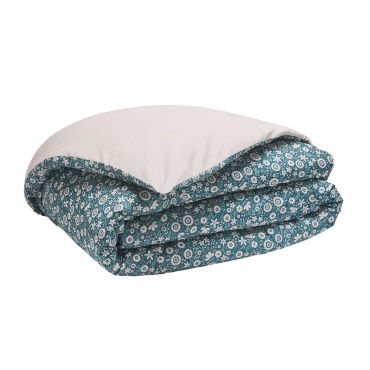 Housse de couette en percale de coton BROCELIANDE
