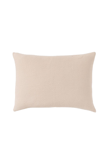 Cushion cover in cotton jacquard POEME