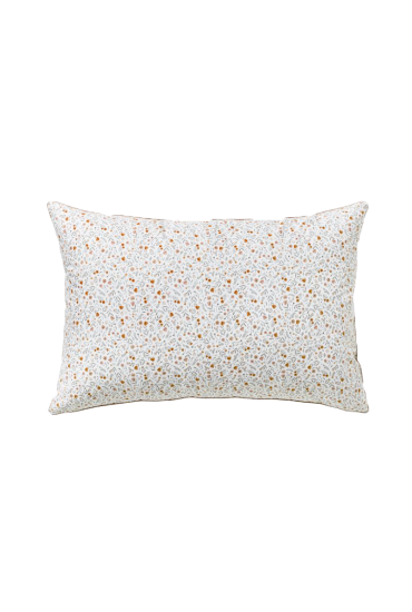 Housse de coussin en percale de coton Honoré