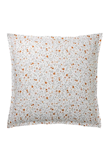 Taie d'oreiller en percale de coton Honoré