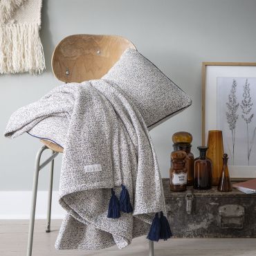 Ensemble d'accessoires en jacquard de coton FOLK
