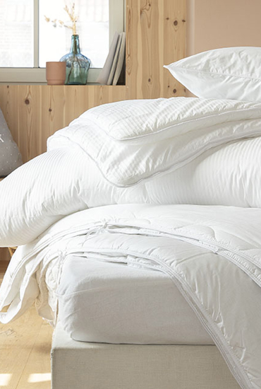 Couette chaude en satin de coton VOLUPTE