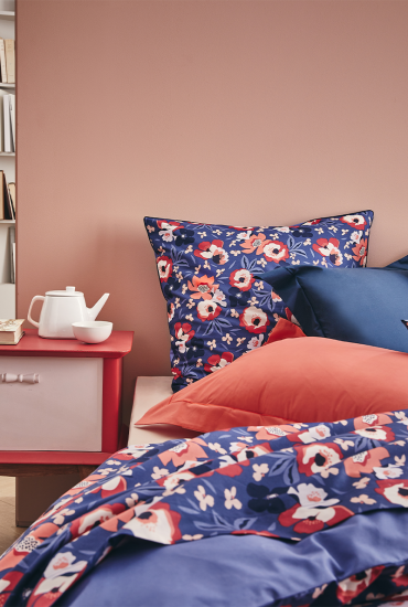 Cotton percale duvet cover ALICE