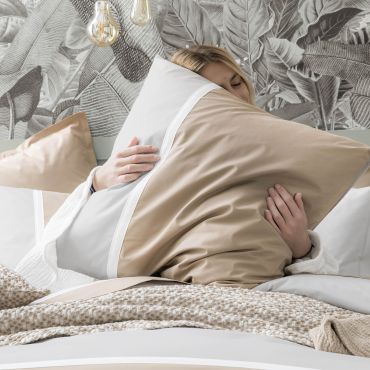 Parure de lit en percale de coton TOI ET MOI