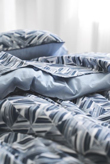 Housse de couette en percale de coton Reflets