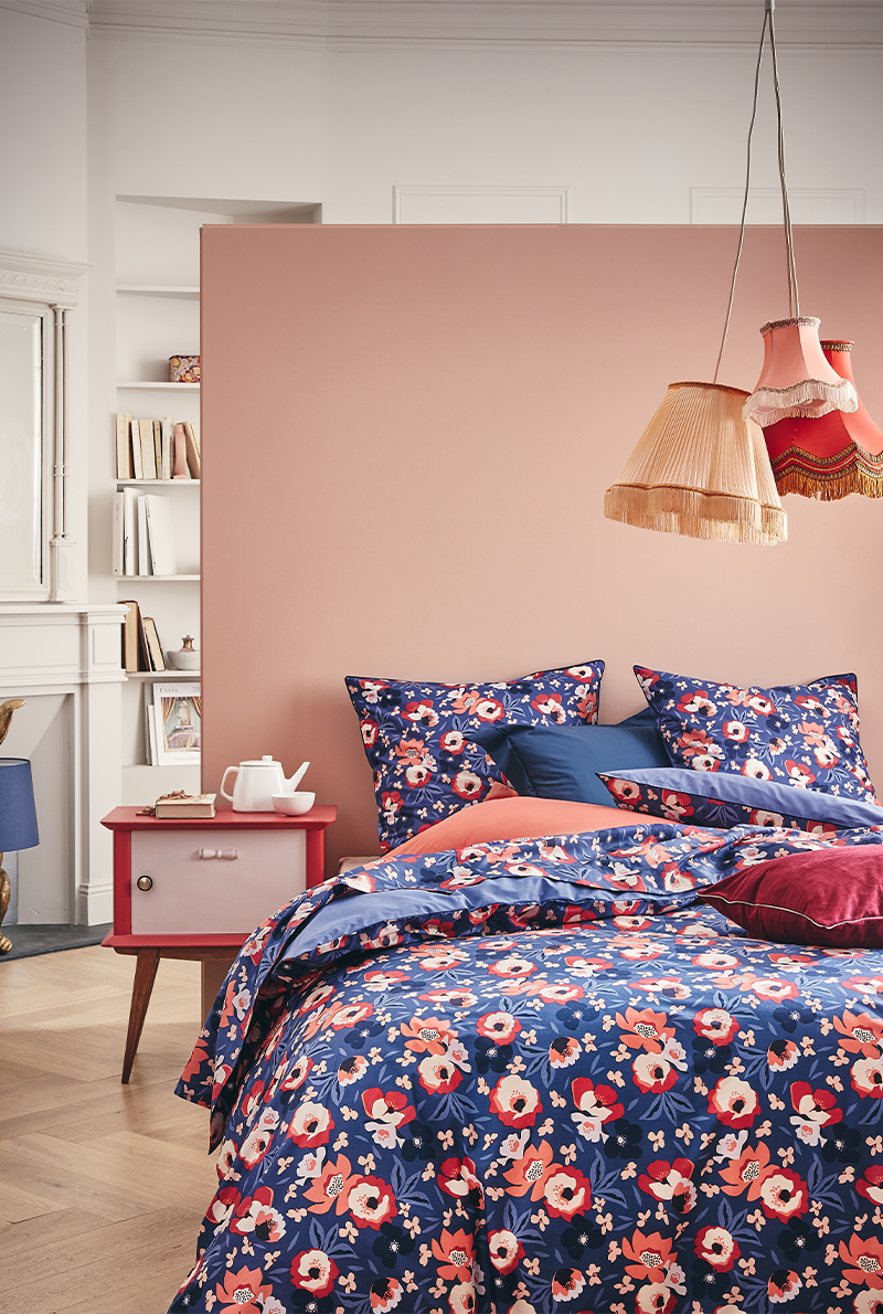 Parure de lit en percale de coton Alice